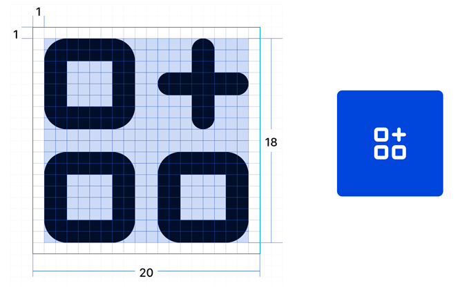 20px grid
